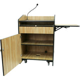 Multimedia Presentation Podium with Sound and Wireless Mic