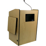 Multimedia Presentation Podium with Sound and Wireless Mic
