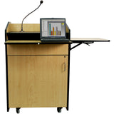 Multimedia Presentation Podium with Sound and Wireless Mic