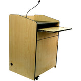 Multimedia Presentation Podium with Sound and Wireless Mic