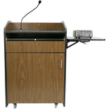 Multimedia Presentation Podium with Sound and Wireless Mic
