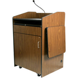 Multimedia Presentation Podium with Sound and Wireless Mic