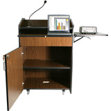 Multimedia Presentation Podium with Sound and Wireless Mic