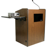 Multimedia Presentation Podium with Sound and Wireless Mic