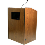 Multimedia Presentation Podium with Sound and Wireless Mic