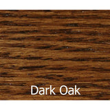 Elegant Oak Lectern with Cross by Executive Wood