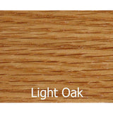 Elegant Oak Lectern with Cross by Executive Wood