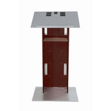 K2 Lectern - Wood & Metal Modern Design with Shelf