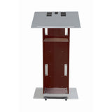 K2 Lectern - Wood & Metal Modern Design with Shelf
