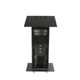 K3 Lectern - Elegant Dark Metal & Optional Wheels