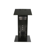 K3 Lectern - Elegant Dark Metal & Optional Wheels