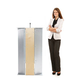 K6 Lectern - Modern Wood & Aluminum Design