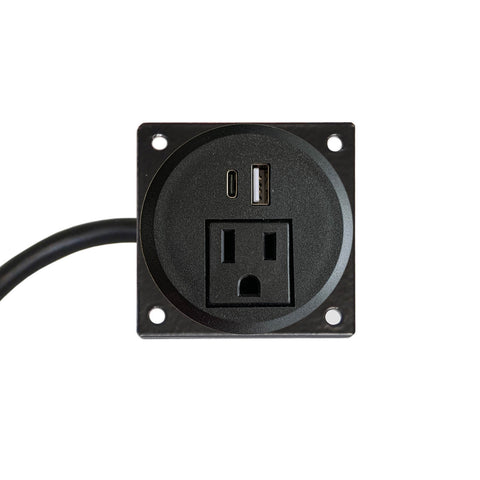 B15 Power Outlet 120V + USB + USB-C