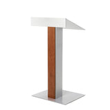 Y55 Lectern Customizable with Mic, Lamp, Wheels & More Whisky No Wheels