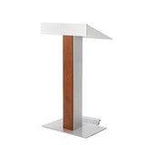 Y55 Lectern Customizable with Mic, Lamp, Wheels & More Whisky Yes Wheels