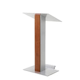 Y5 Lectern - Sturdy Wood & Metal, Optional Wheels & Cross Whisky Yes Wheels No Cross