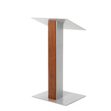 Y5 Lectern - Sturdy Wood & Metal, Optional Wheels & Cross Whisky No Wheels No Cross