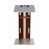 K2 Lectern - Wood & Metal Modern Design with Shelf