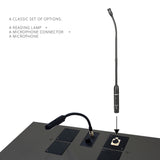 K3 Lectern - Elegant Dark Metal & Optional Wheels