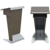 Slim Presentation Lectern Modern Metal Style LE222 AVFI