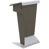 Slim Presentation Lectern Modern Metal Style LE222 AVFI