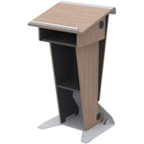 Slim Presentation Lectern Modern Metal Style LE222 AVFI