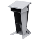 Slim Presentation Lectern Modern Metal Style LE222 AVFI