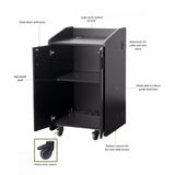 Flat Top Lectern with Cabinets - AVFI LE3050