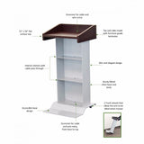 Modern Metal Lectern - AVFI LEXYZ27