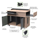 Mobile Instructor's Podium - AVFI IPVP7
