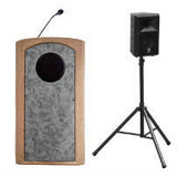 Classic Presenter Lectern - Internal/External Speaker Beige Granite Yes: Internal Speaker Yes: Ext Speaker