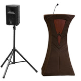 Podium Package - Includes External Speaker - Traveler Presenter Bronze Granite No 8 inch 80 Watt