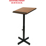 Expediter Portable Lightweight Adjustable Height Lectern Stand - Buy Online at PodiumStop.com