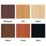 Chariot Lectern Rounded Curved Lectern with Casters