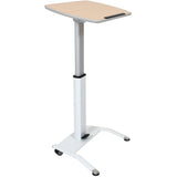 Pneumatic Height Adjustable Lectern and Tilting Table Top Stand