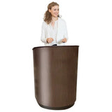 Chariot Lectern Rounded Curved Lectern with Casters