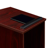 Full Floor Lectern with Shelf and Optional Casters