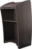 Vision Lectern Curved Contemporary Design with Casters