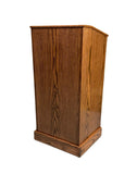 Oak Graduate Lectern with Wheels by Executive Wood