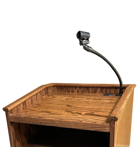 Microphone Gooseneck, Mount, and Shock Mount Clip for EWP - PodiumStop