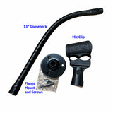 Microphone Gooseneck, Mount, and Shock Mount Clip for EWP - PodiumStop