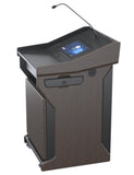 Digital Mobile Presentation High Tech Podium with Monitor and Touch PC
