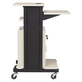 Premium Plus Presentation Cart with Locking Storage Cabinet PRC250