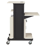 Premium Plus Presentation Cart with Locking Storage Cabinet PRC250