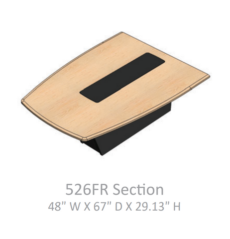T526 Table System Extensions and Add-Ons - PodiumStop