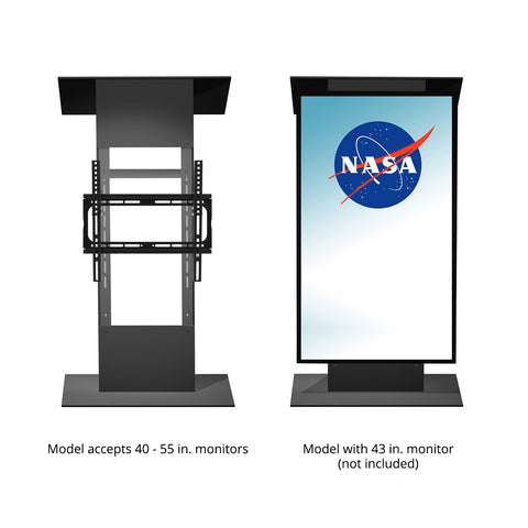 K5 Lectern - with VESA Mounts for TV Monitor – PodiumStop