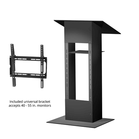 K5 Lectern - with VESA Mounts for TV Monitor – PodiumStop