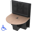 Huddle Room Table + TV Mount, T526-HR-S Package