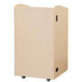 Flat Top Lectern with Cabinets - AVFI LE3050