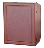 Wide Multimedia Lectern with Pocket Door